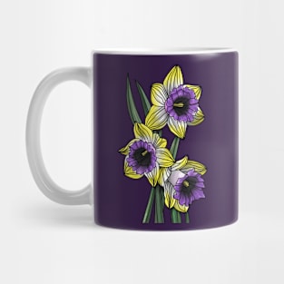 Enby Daffodils Mug